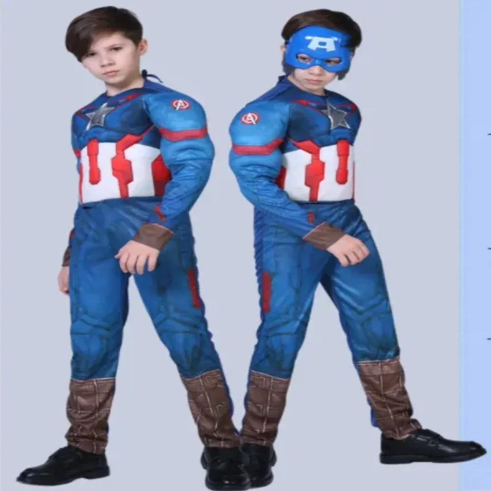 Captain America Costume for Boys | Authentic Avengers Outfit - Picture 1 of 6